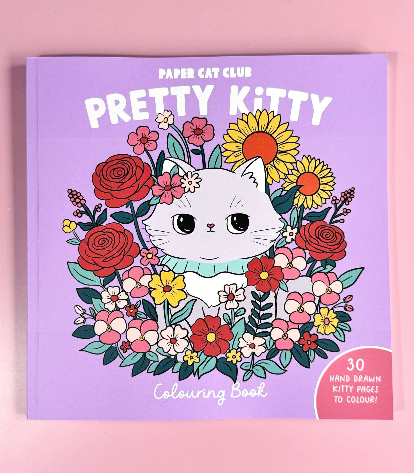 Pretty Kitty Colouring Book - Kawaii Cat Colouring Book