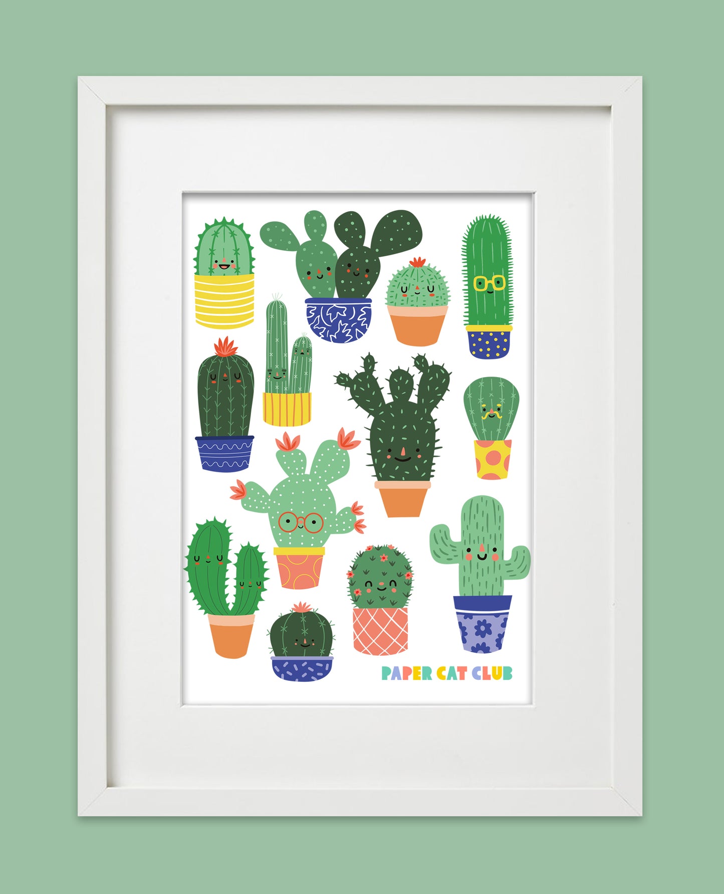 Cacti & Succulent super cute print A5 and A4 size