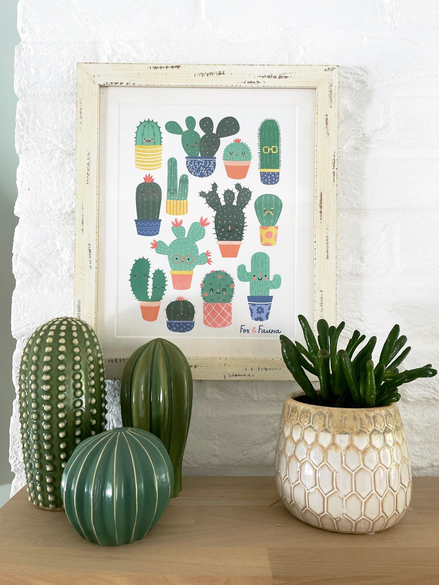 Cacti & Succulent super cute print A5 and A4 size