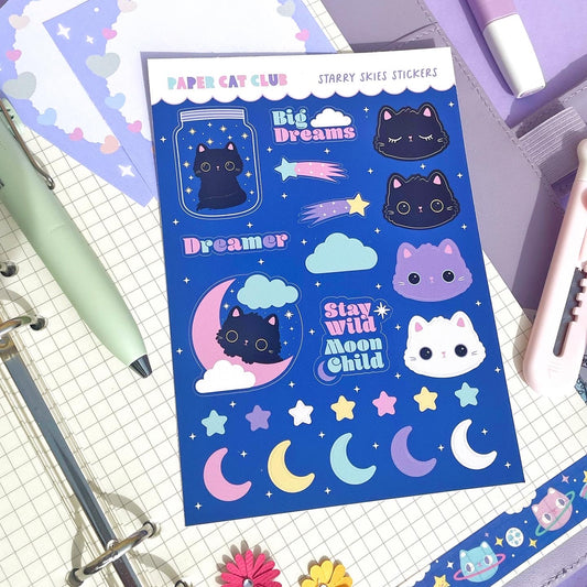 Starry Skies Sticker Sheet