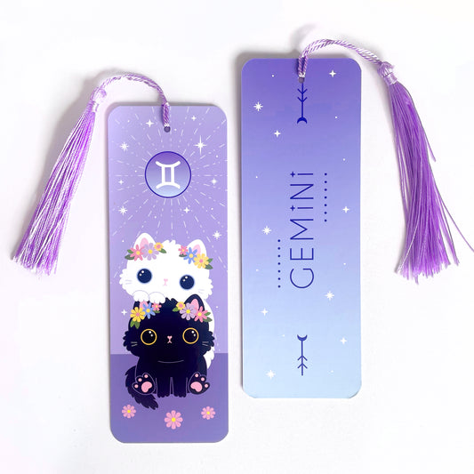 Gemini Astrology bookmark front and back astrology gift
