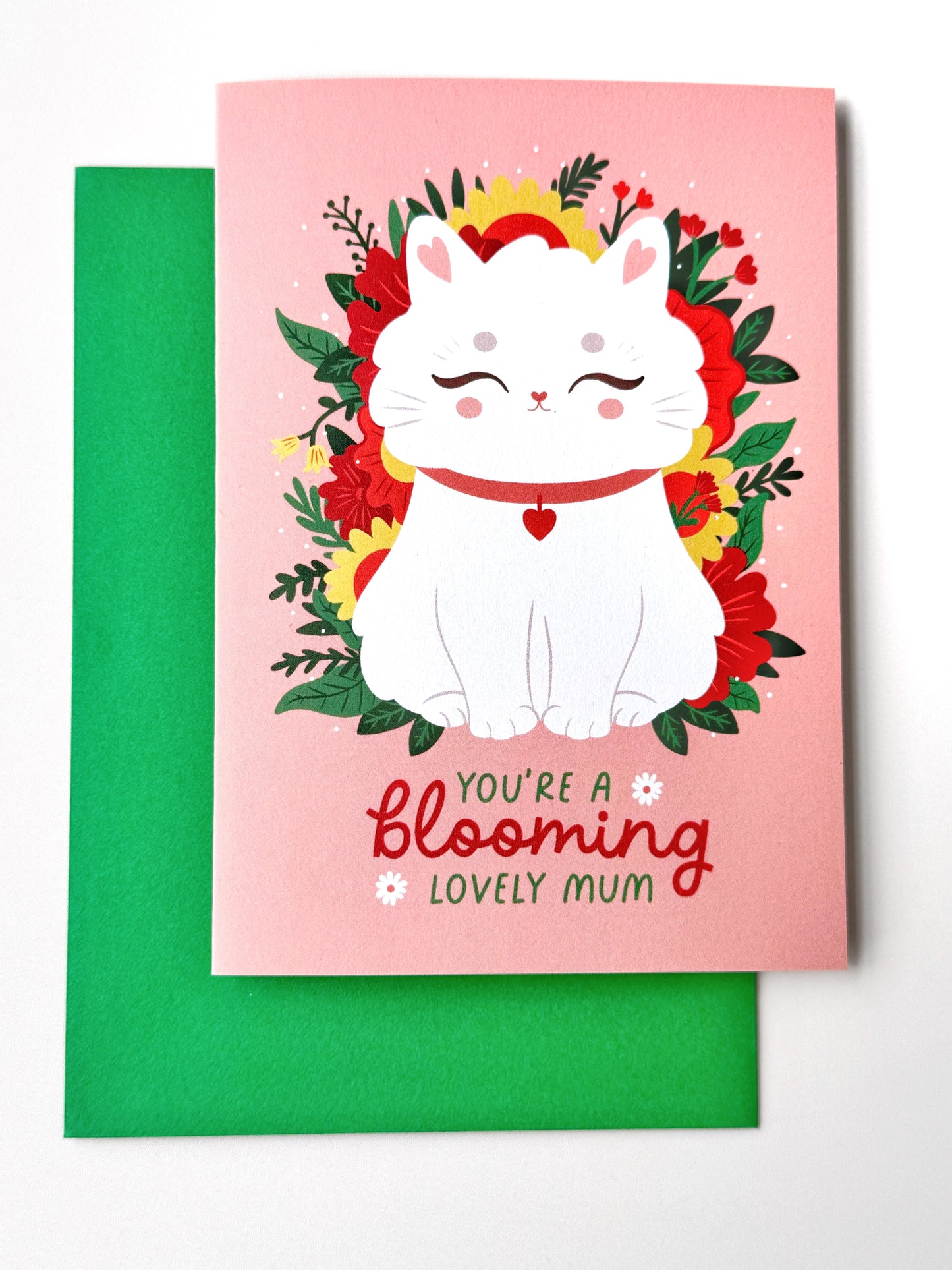 The Purr-fect card for the cat loving mum - Mothers day cat card