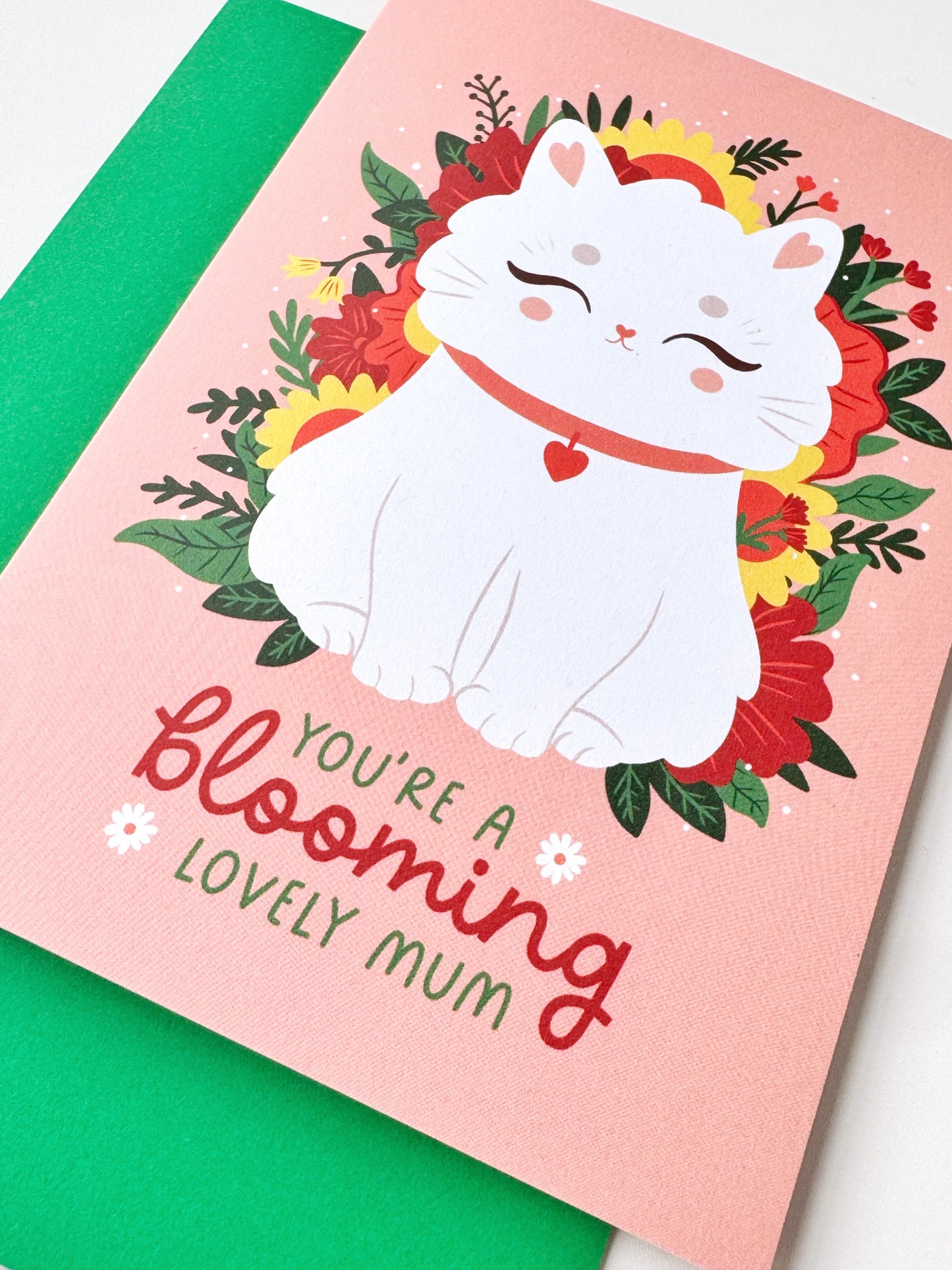 The Purr-fect card for the cat loving mum - Mothers day cat card