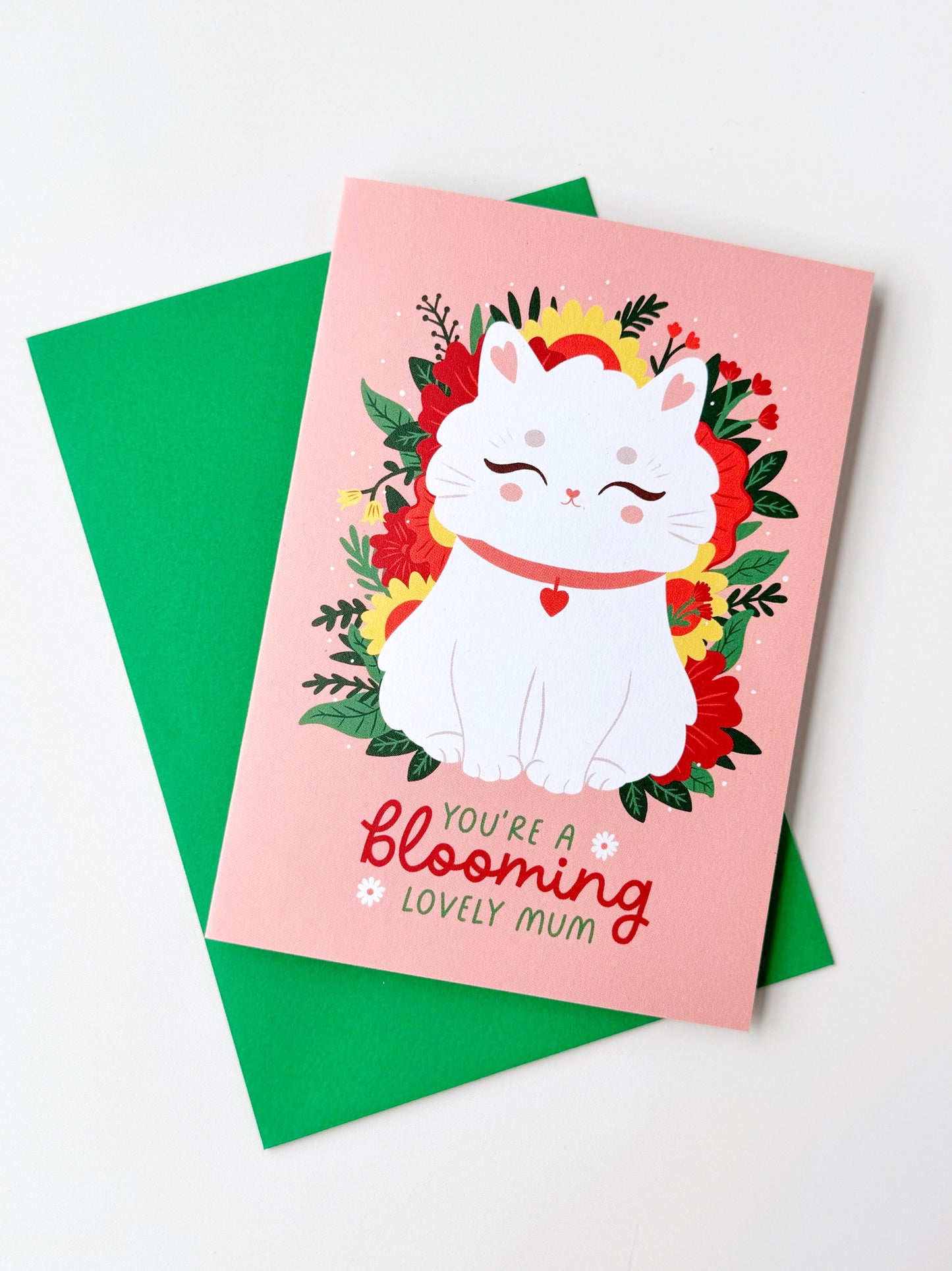 The Purr-fect card for the cat loving mum - Mothers day cat card