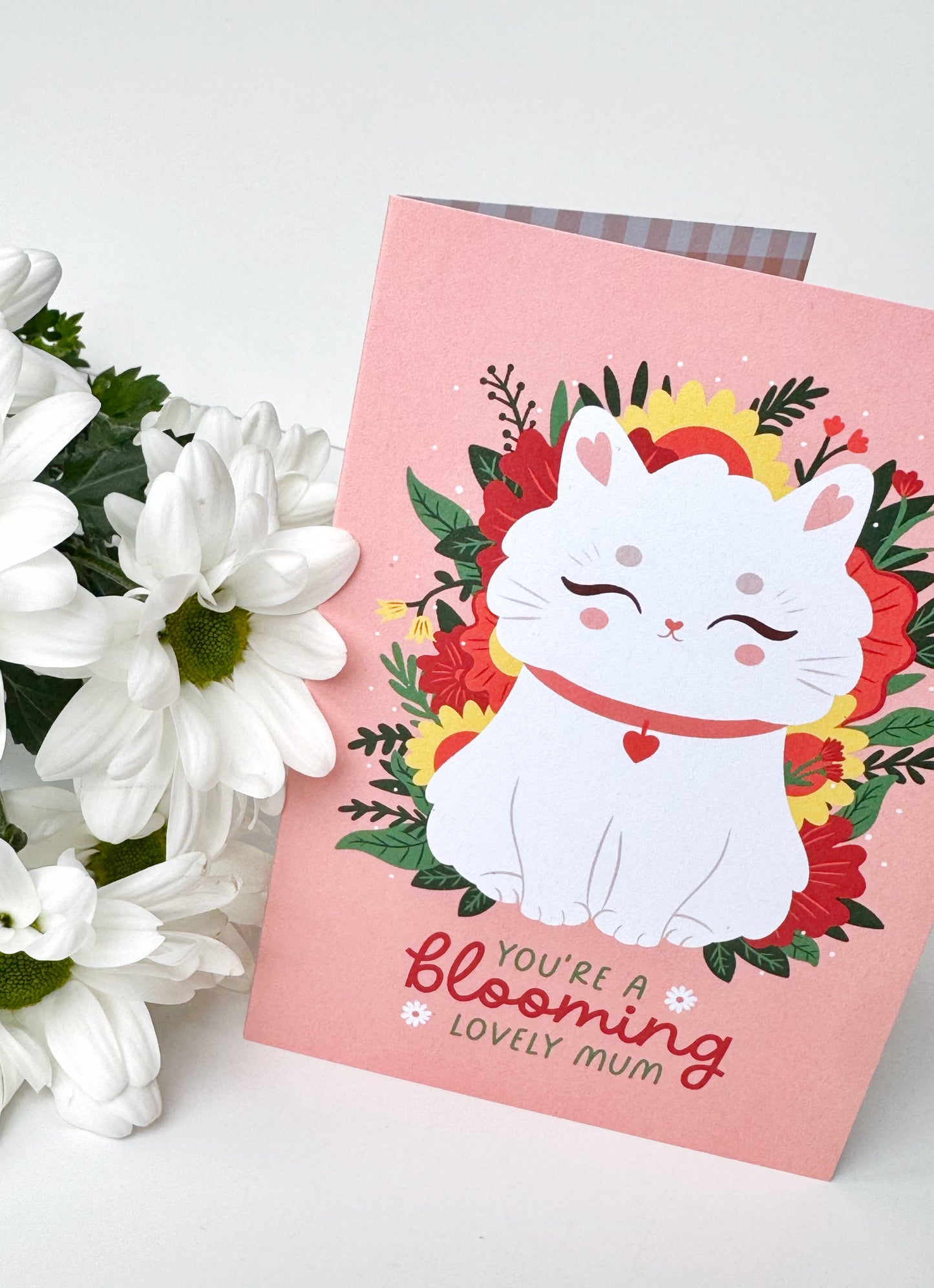 The Purr-fect card for the cat loving mum - Mothers day cat card