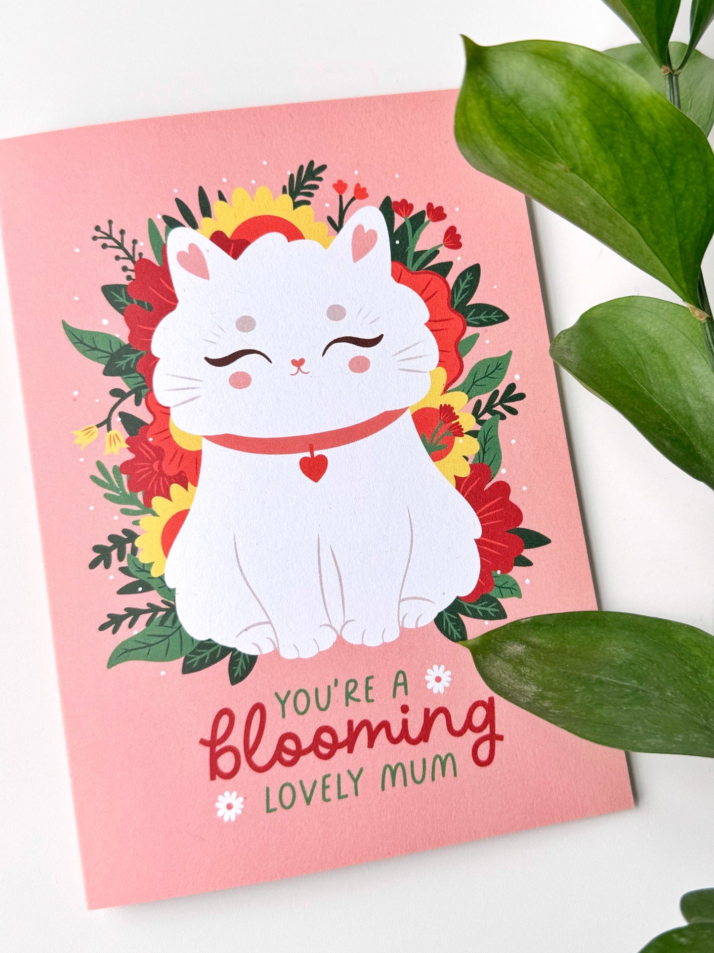 The Purr-fect card for the cat loving mum - Mothers day cat card