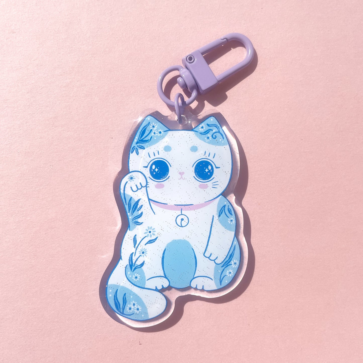 Cute Lucky Cat Keychain