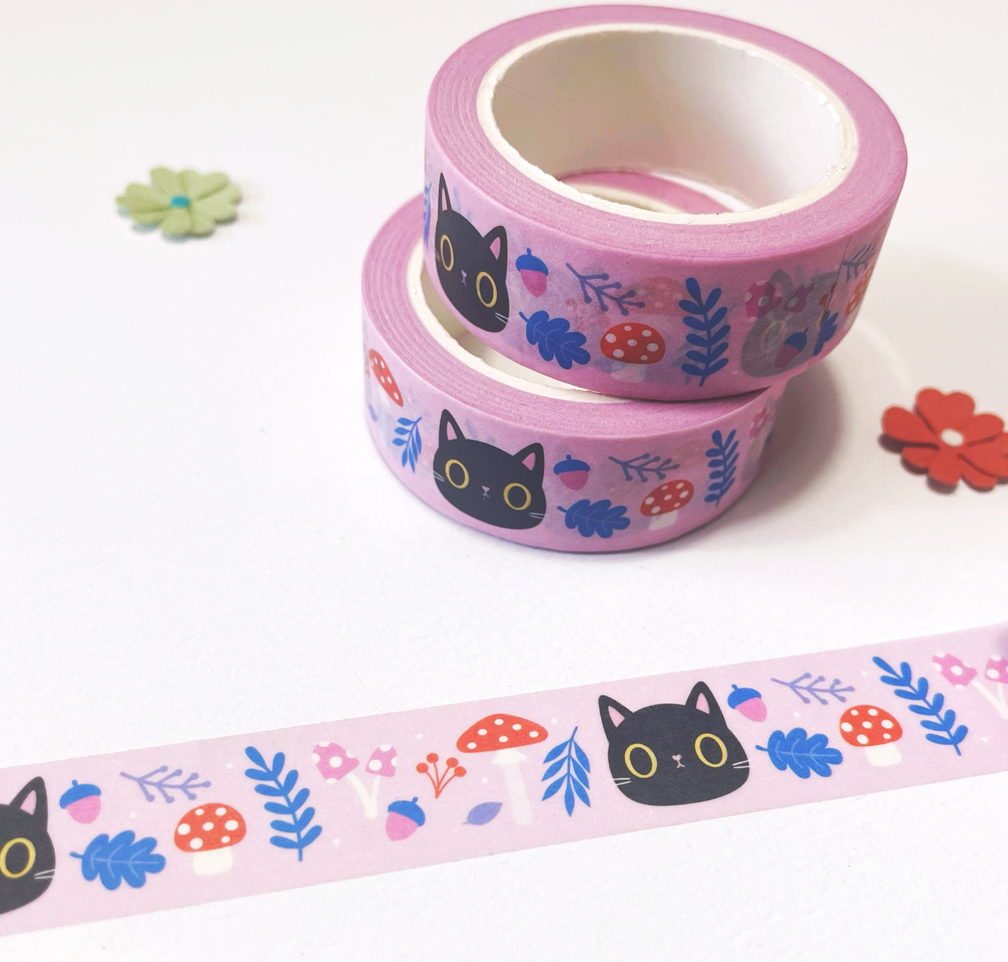 Holiday Cats Glitter Washi Tape – Kawaii Gifts
