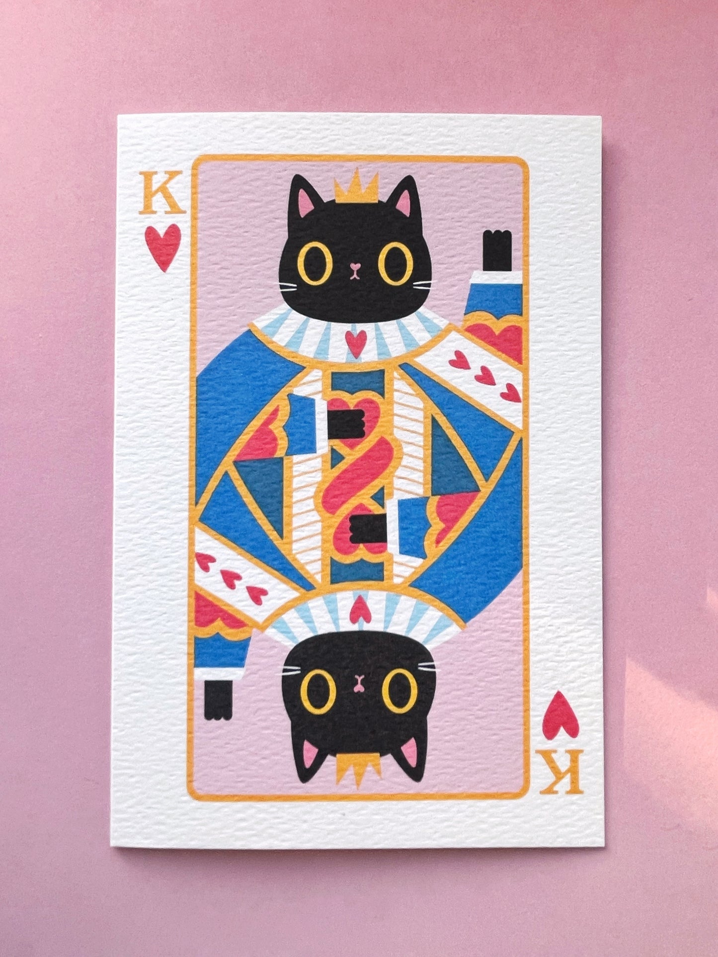 King of Hearts Greeting card - anniversary, love card