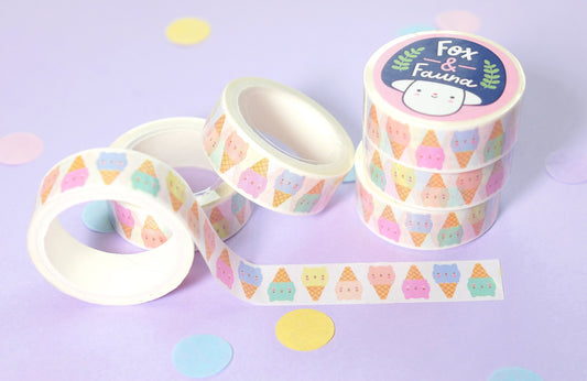Kawaii washi tape- part of the Ice Cream Dreams range - super cute stationery